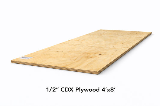 1/2" CDX Plywood – 4' x 8'