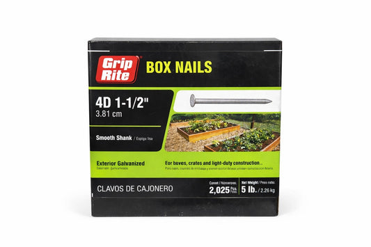 4D Box Nails – 1-1/2" – 5 lb Box