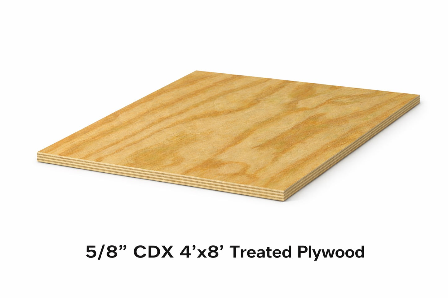 5/8" CDX Treated Plywood – 4' x 8'