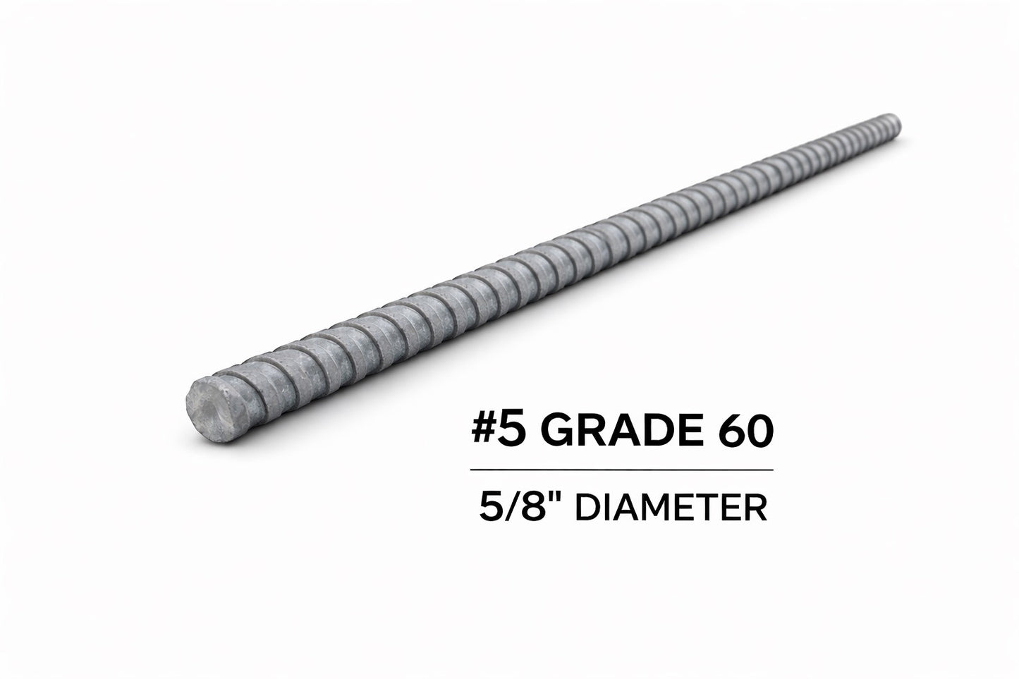 Rebar #5 Grade 60 – 5/8" x 20 ft