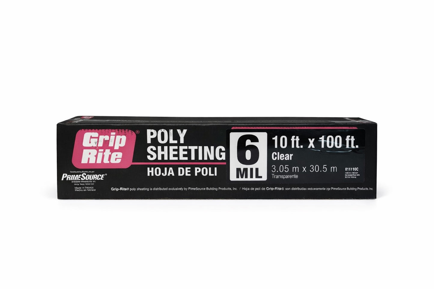 Clear Poly Sheeting 6 Mil – 10 ft x 100 ft