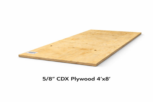5/8" CDX Plywood – 4' x 8'