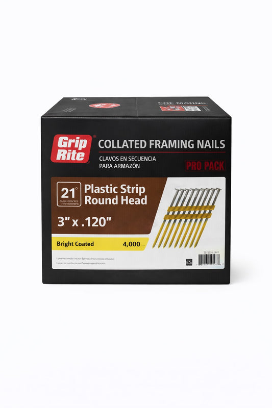 3" x .120 Framing Nails – Smooth Shank