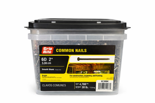 6D Common Nails – 2" – 30 lb Box